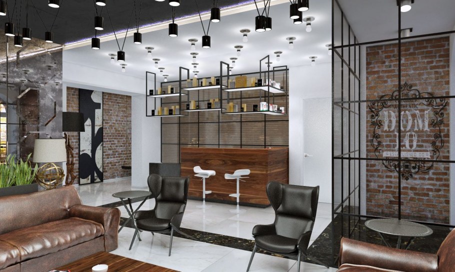 Салон красоты в стиле лофт