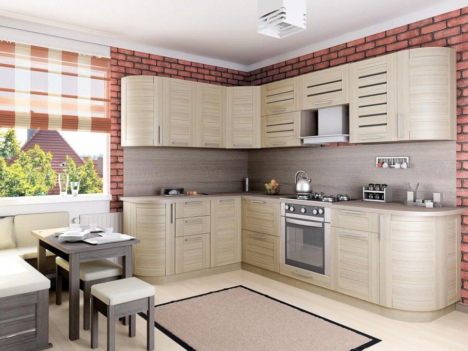 Кухня Оливия сонома эйч светлая