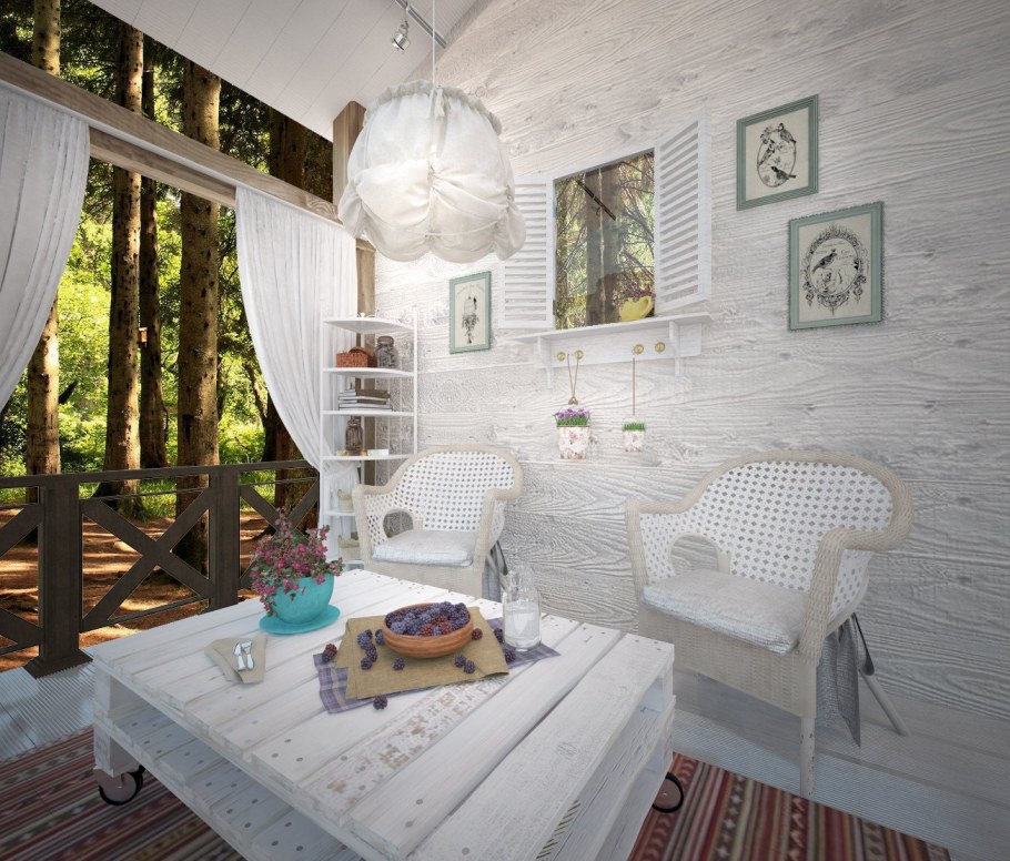 Кухня в стиле Кантри Эклектика Прованс