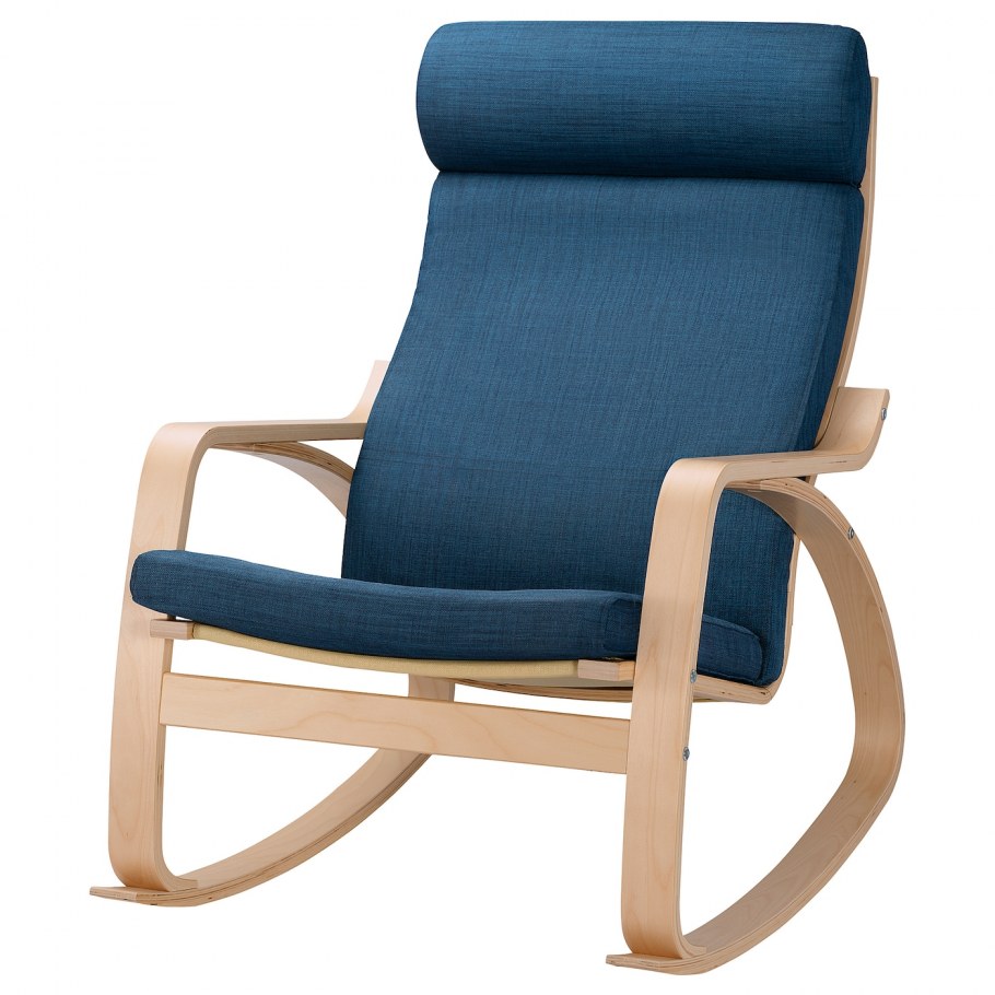 Кресло ПОЭНГ икеа в интерьере