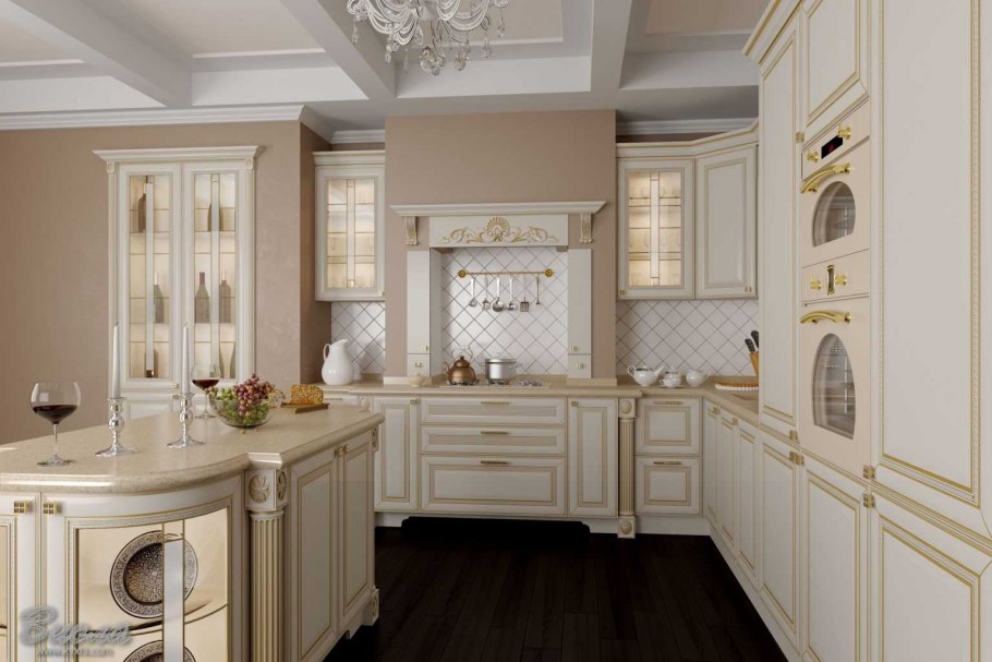 Кухня в классическом стиле светлая
