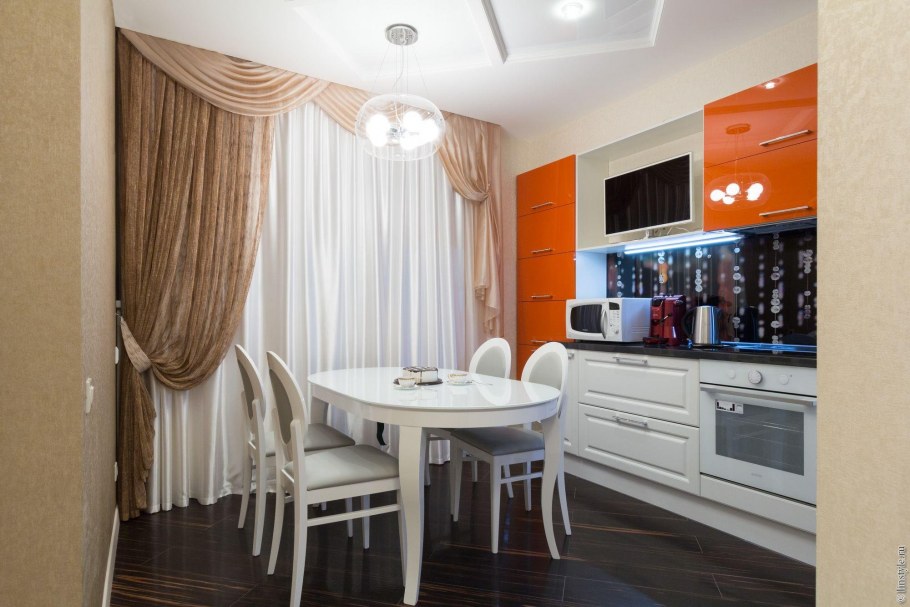 Дизайн кухни в двухкомнатной квартире