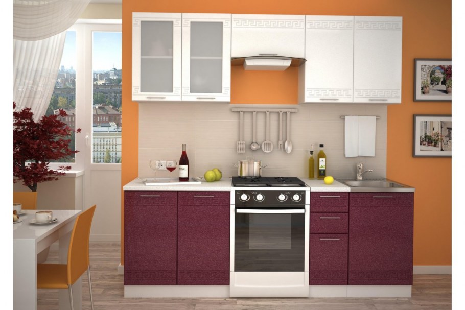 Кухонный гарнитур Греция Сурская мебель