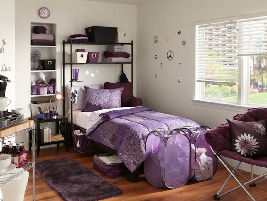 Фиолетовая комната для девочки 10 лет