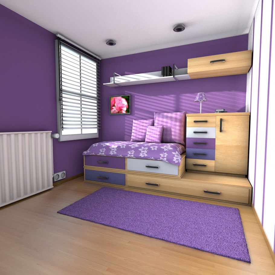 Современная комната для девочки