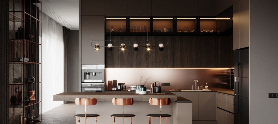 Prosvirin Design кухня гостиная