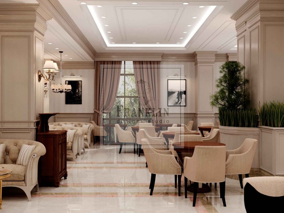 Кафе в стиле Неоклассика