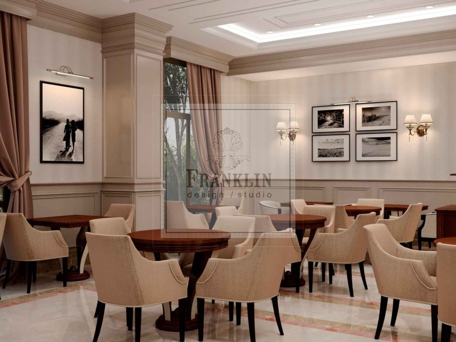 Ресторан в стиле Неоклассика