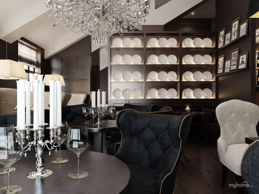 Кафе в стиле современная классика