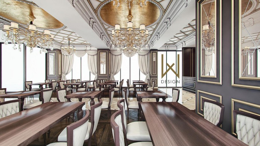 Ресторан в стиле современной классики