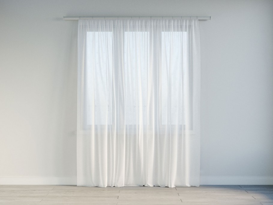 Тюль Tulle вуаль белая 300х250