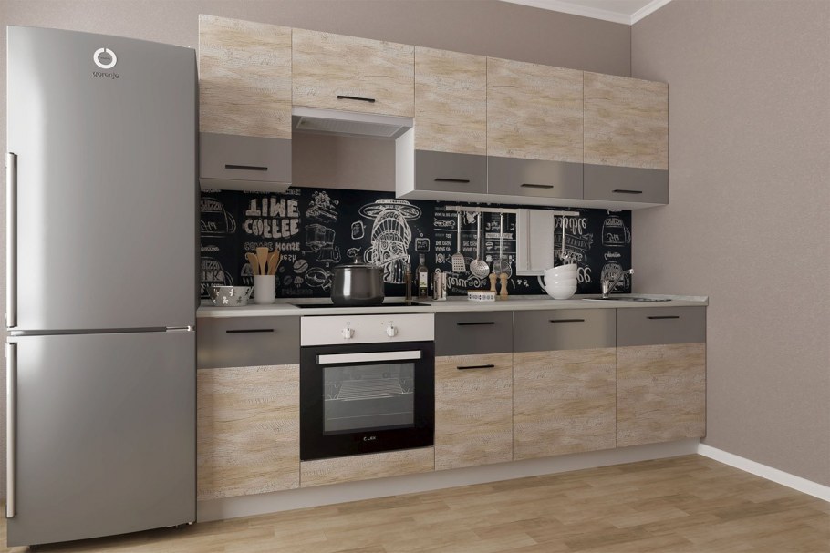 Кухонный гарнитур Алиса Loft линейный