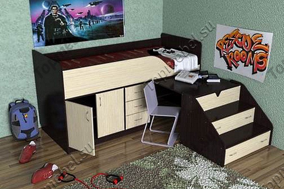 Кровать чердак СЛАВМЕБЕЛЬ