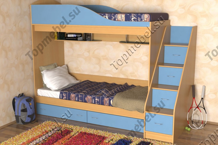 Кровать чердак дуэт 10