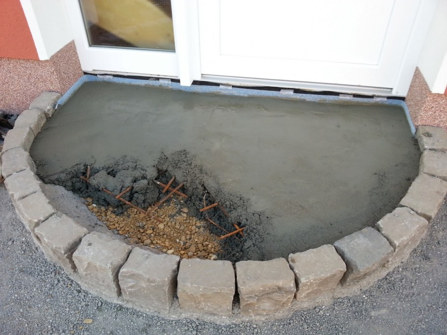 Бетонное крыльцо своими руками