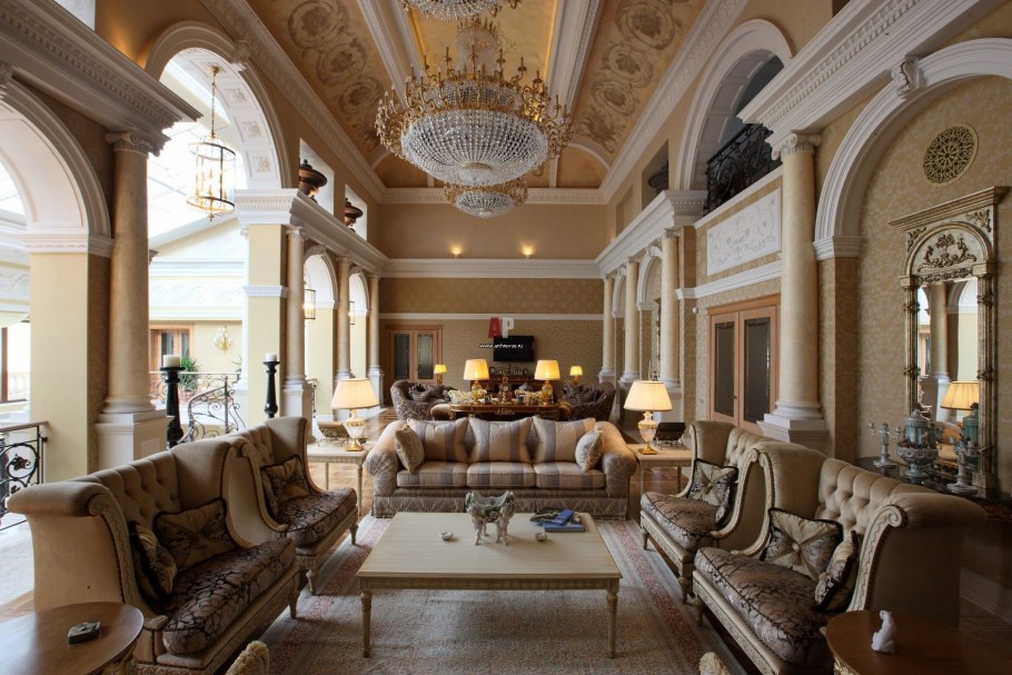 Гостиная в дворцовом стиле