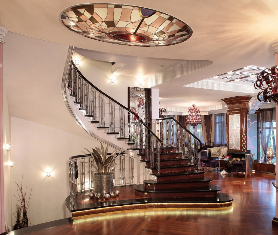 Слить интерьера Модерн