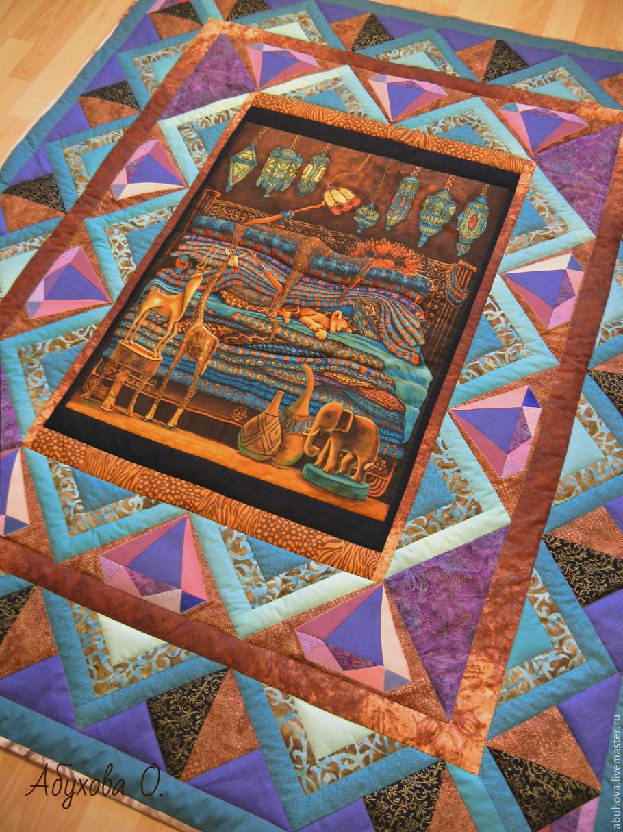 Лоскутное покрывало Африка