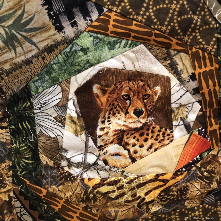 Лада Христенко лоскутное одеяло Дикая Африка