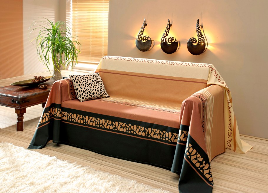 Покрывало на диван Африка