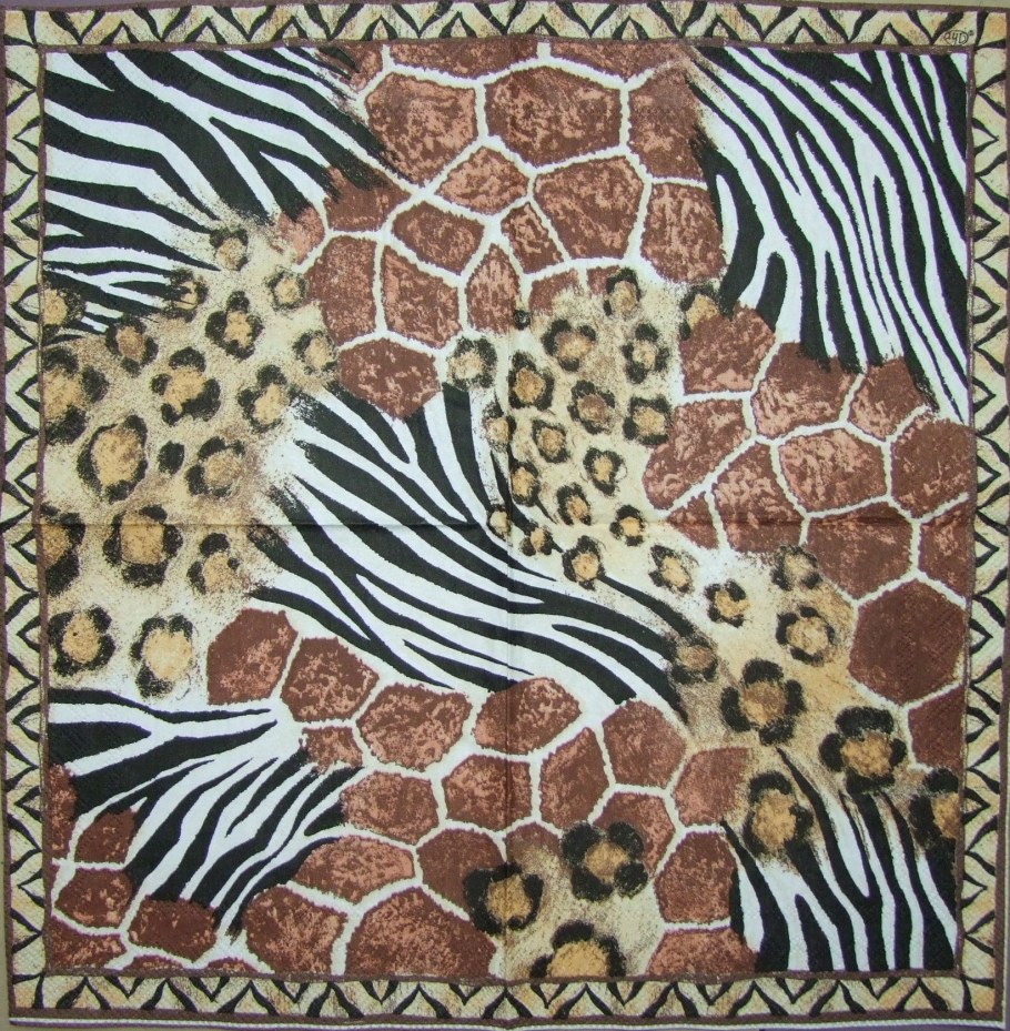 Покрывало в африканском стиле