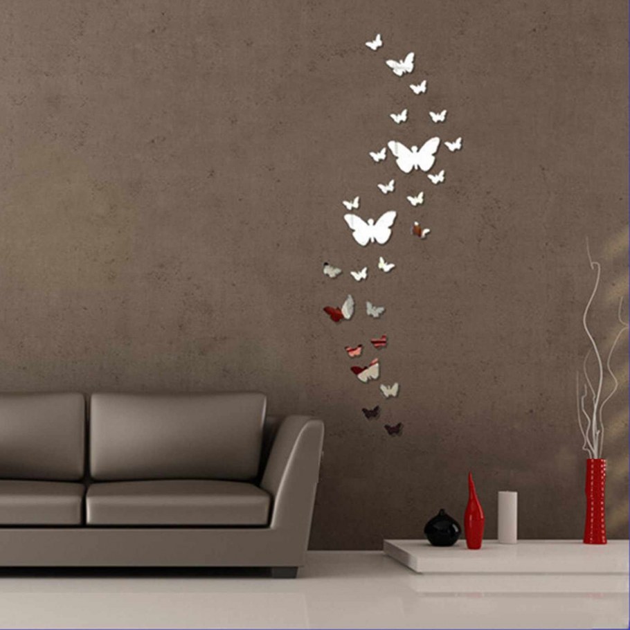 Зеркальные Стикеры на стену