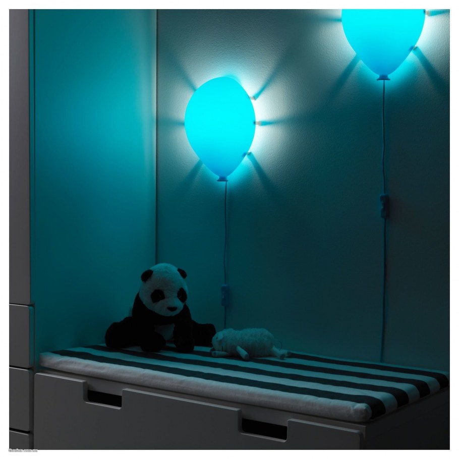 Голубая детская комната