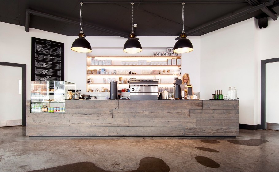 Барная стойка в кафе Минимализм