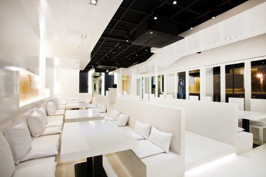 Интерьер кафе в стиле Минимализм