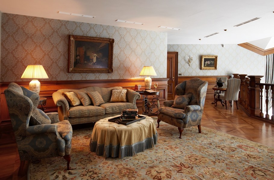 Особняк в георгианском стиле интерьер