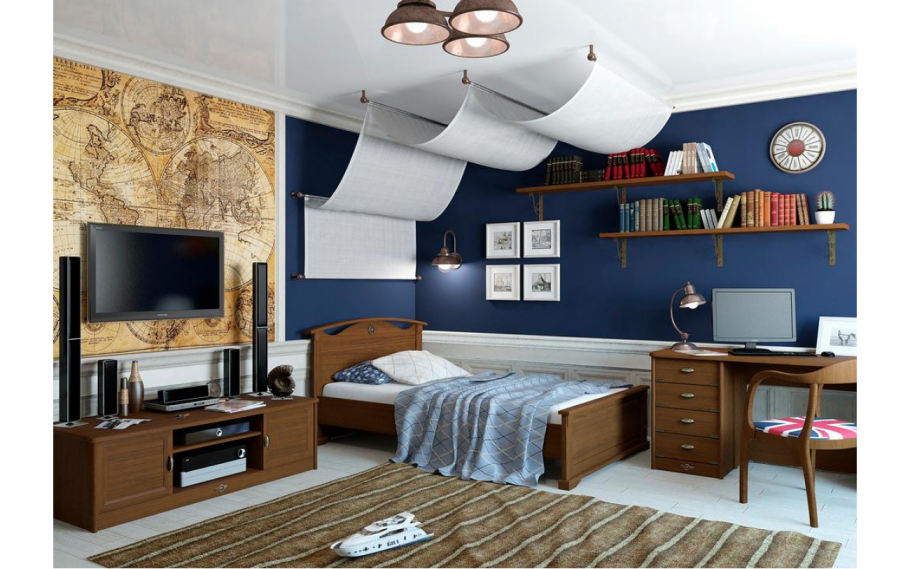 Стильные детские комнаты для мальчиков