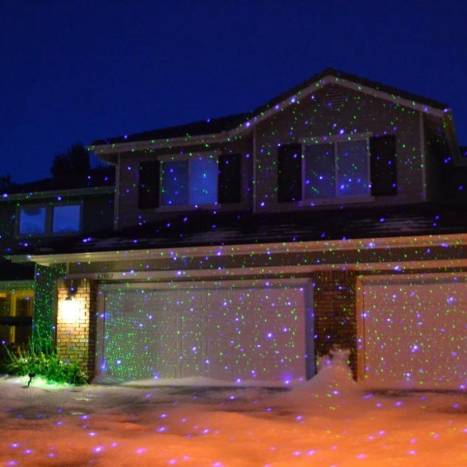 Рождественский лазерный проектор Star ip44 белый