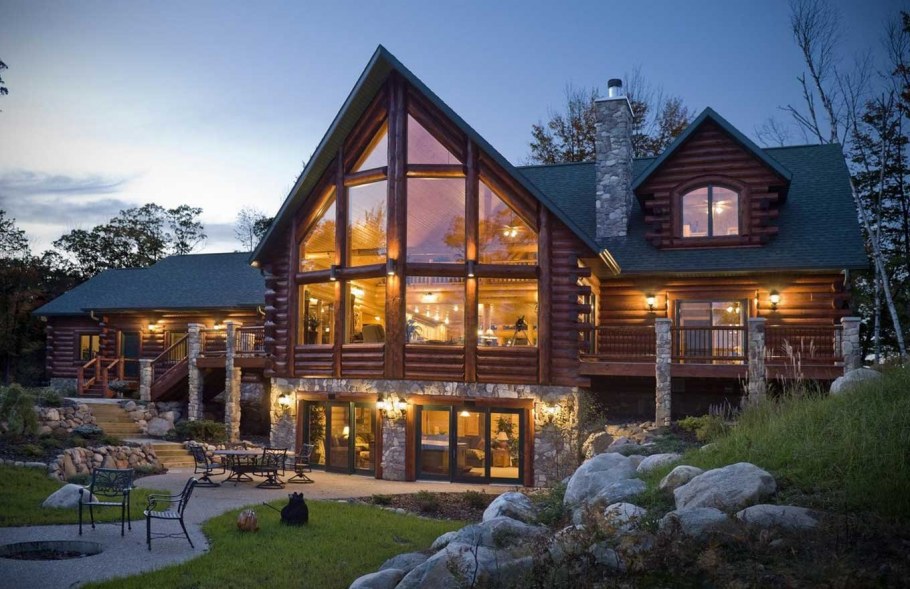 Красивые деревянные дома