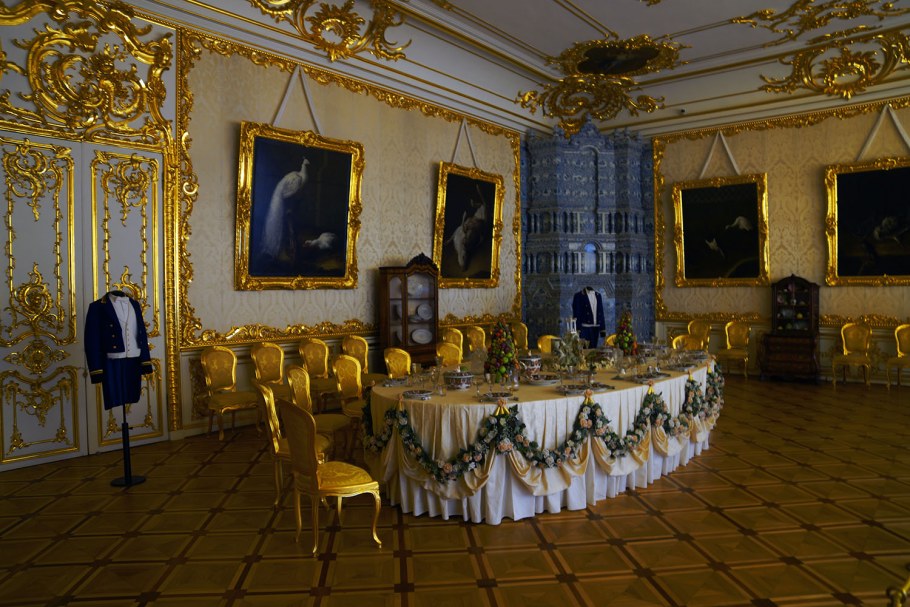 Екатерининский дворец интерьер Анфилада
