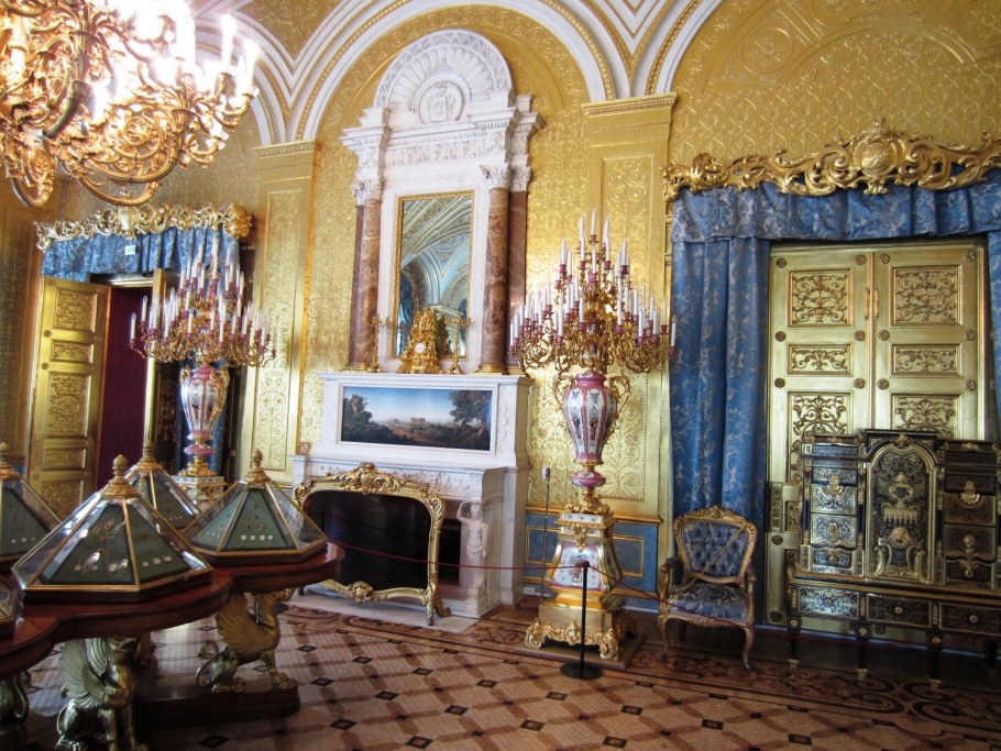 Александровский дворец г Пушкин внутри