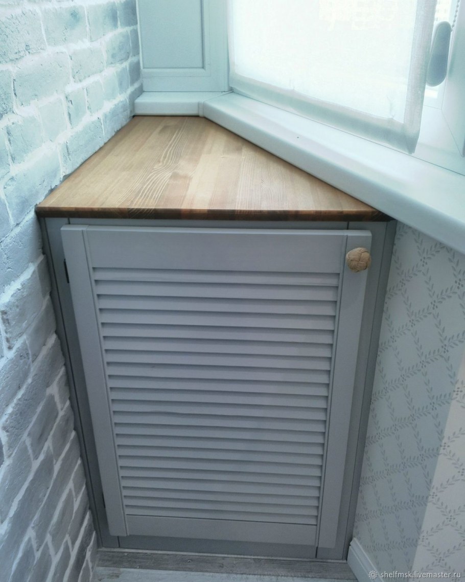 Жалюзийные двери на кухне