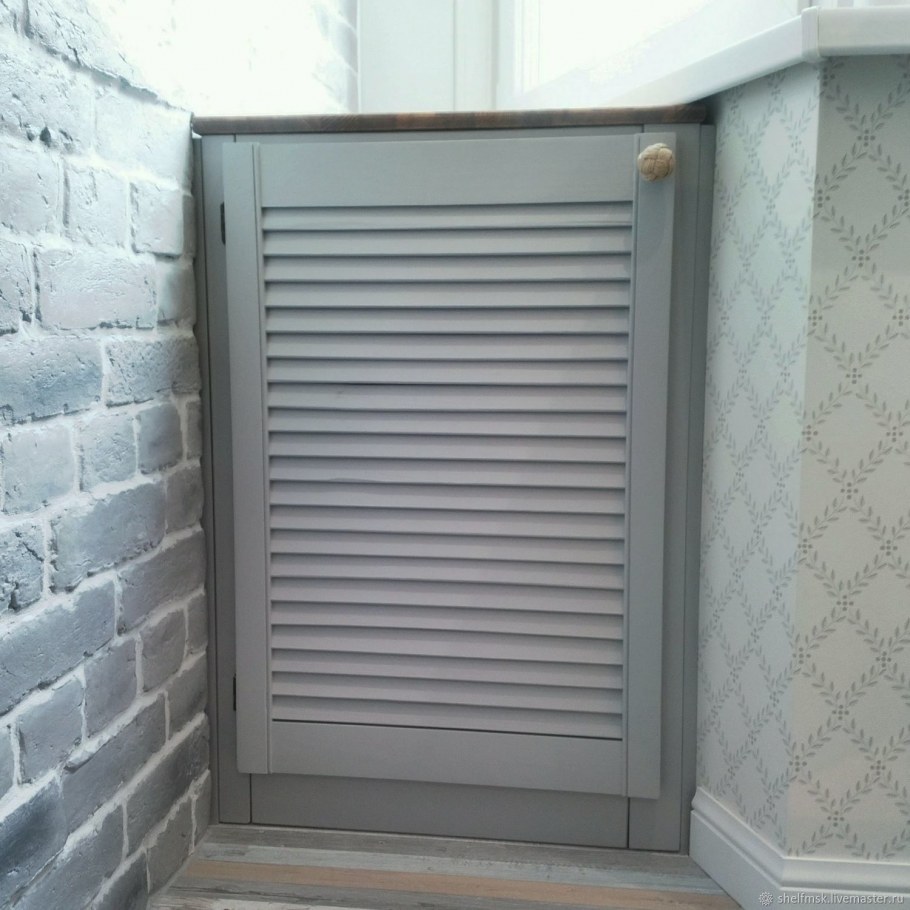 Деревянная тумба под раковину