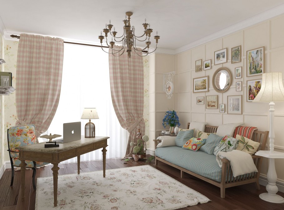 Интерьер столовой в загородном доме