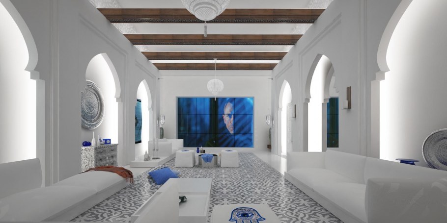 Марокканский стиль Минимализм особняк