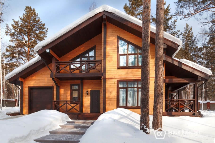 Дом 200кв в стиле Шале