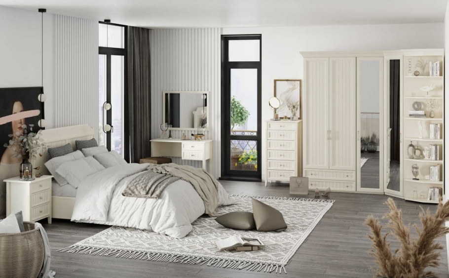 Лазурит спальня Маргарет дуб Королевский