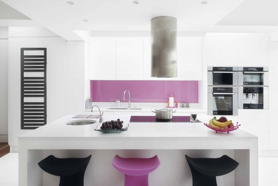 Розовая столешница для кухни