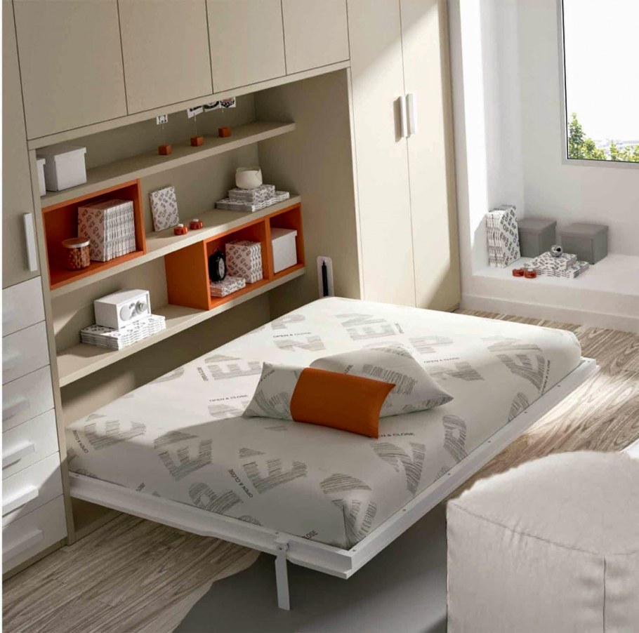 Детская комната со спрятанными кроватями