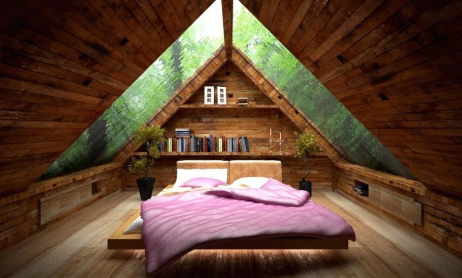 Интерьер чердака