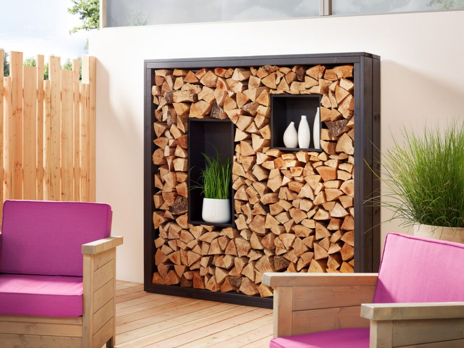 Дровник лофт