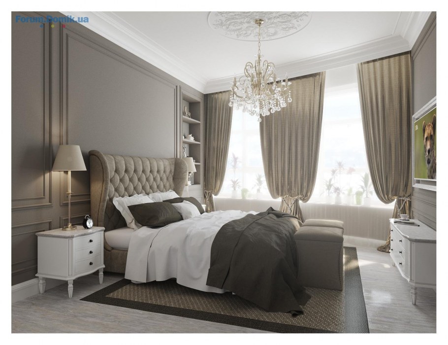 Спальня городская классика