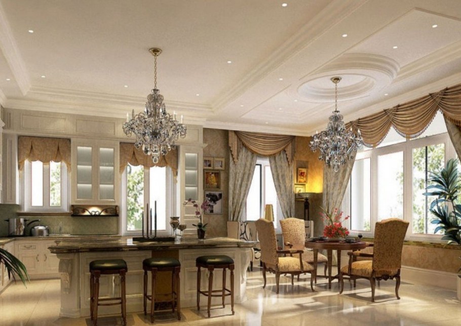 Кухня столовая в стиле Ампир