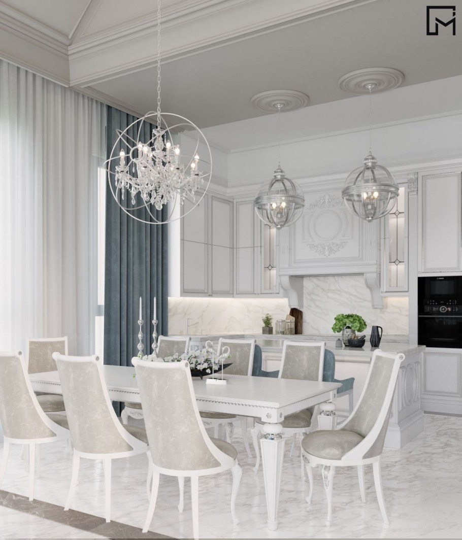 Люстры Неоклассика в интерьере