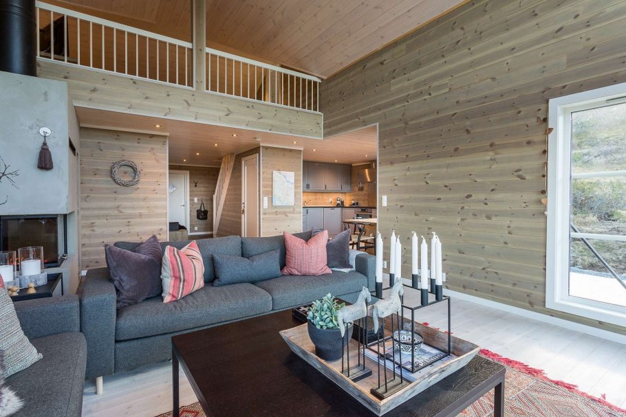 Скандинавский дом внутри