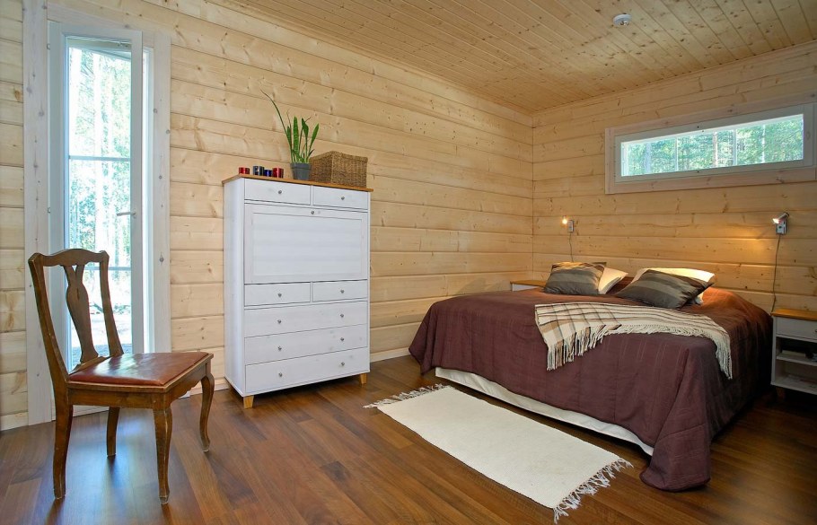Спальня в финском доме